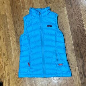Patagonia Sky Blue Down Puffer Vest